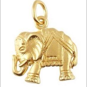 Lucky Elephant Charm 14k gold